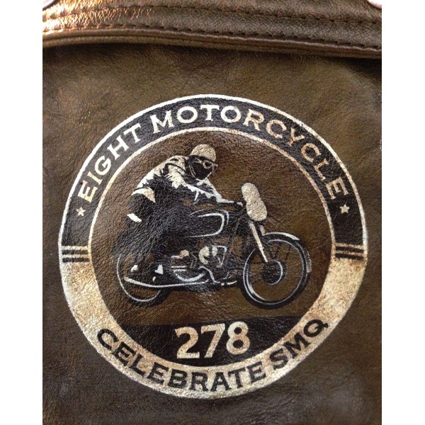 EIGHT Leather Jacket mod. "Steve Mc Queen tribute"