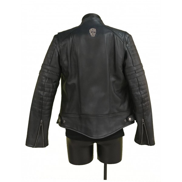 EIGHT Leather Jacket mod. "Biker Black"