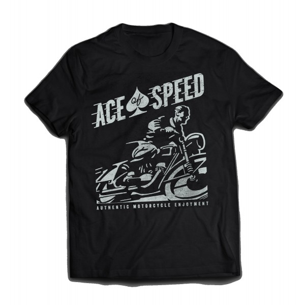 T-Shirt "Ace Of Speed"  grigio chiaro