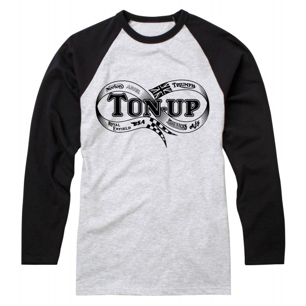 T-Shirt "Ton-Up" Manica Lunga  